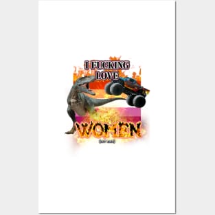 I LOVE WOMEN!!! (not men) Posters and Art